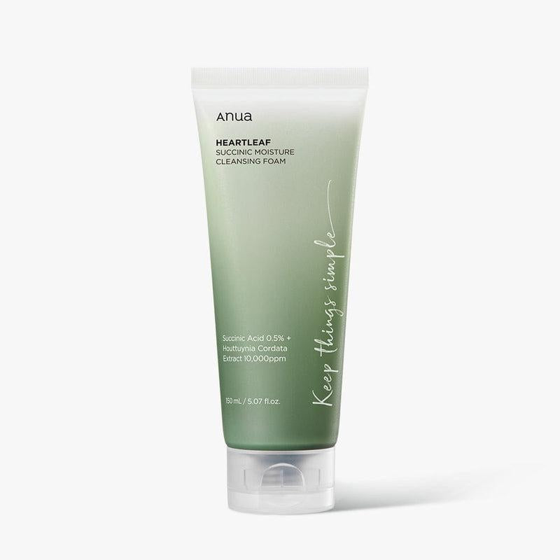 Anua Heartleaf Succinic Moisture Cleansing Foam KOOMIKO_Korean Skincare K-Beauty